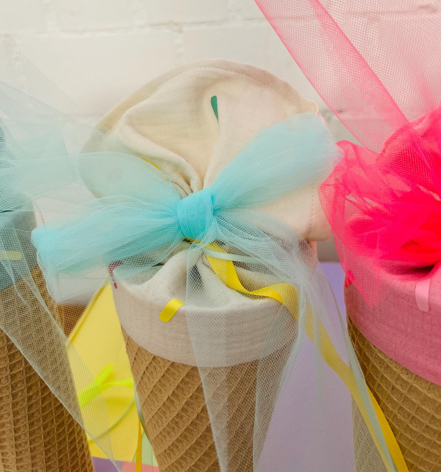 Schultüte Eis Schultüte Stoff Schultüte Mädchen Schultüte Eistüte, Eiswaffel Softeis, Waffeleis, Geschwistertüte, Schultüte personalisiert