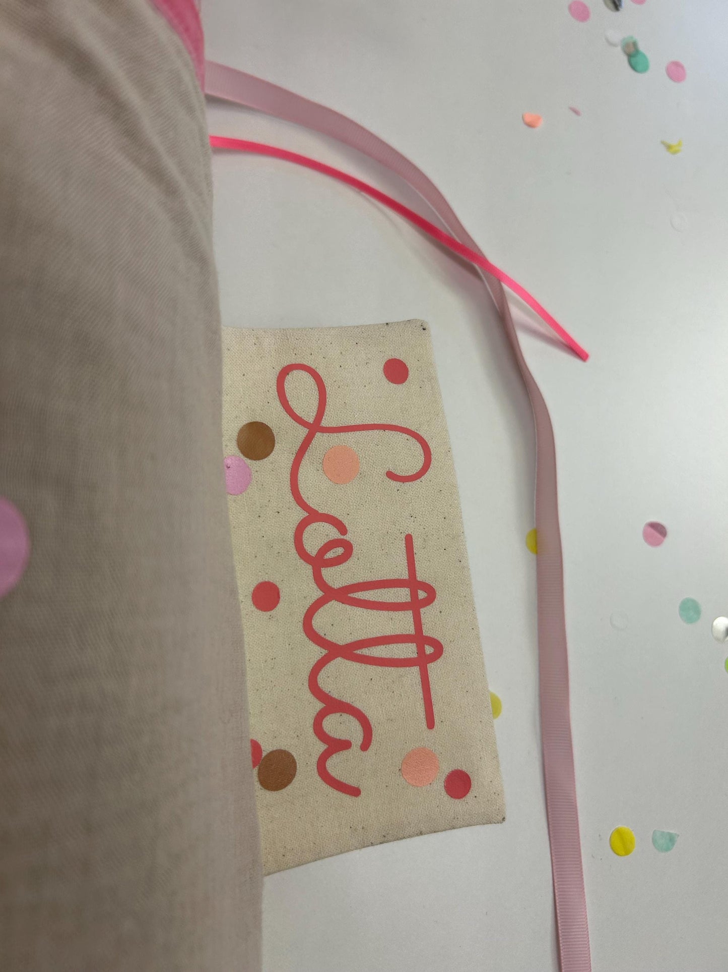 Schultüte Pferd, Pferdeschultüte Mädchen, Schultüte Musselin, Schultüte beige, Schultüte personalisiert, Einschulung, Schulanfang, Pferd