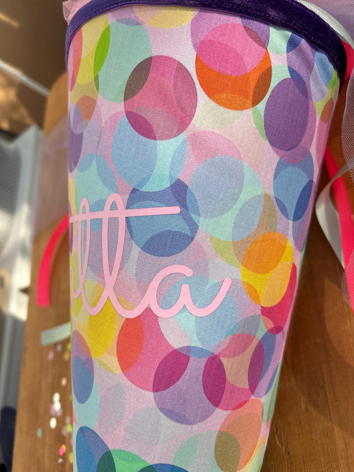 Schultüte Musselin Schultüte Mädchen Schultüte Punkte, Schultüte neon, Schultüte Ergobag, Schultüte Dots, Konfetti, Schultüte personalisiert