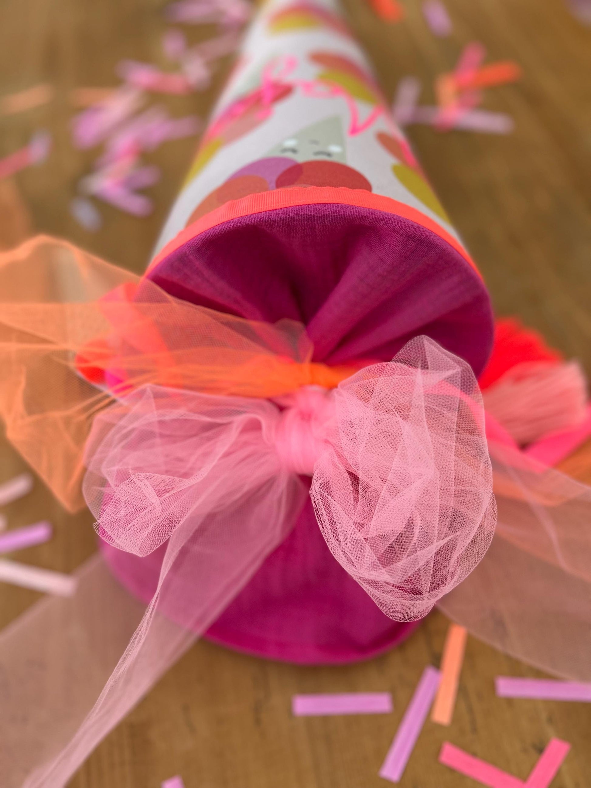 Eis Schultüte Musselin Schultüte Mädchen Schultüte neon, Schultüte Ergobag, Schultüte Eis, Konfetti, Schultüte personalisiert