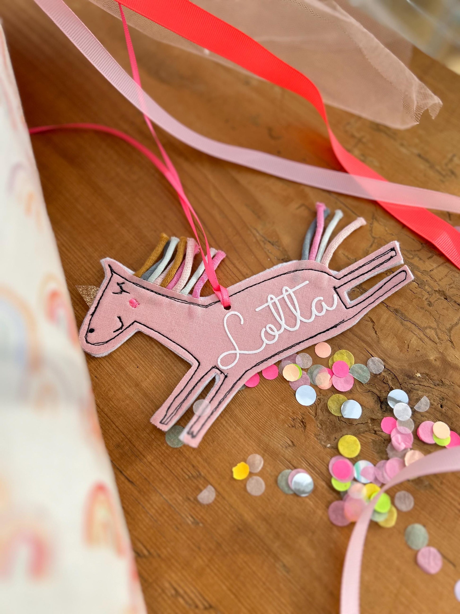 Regenbogen Schultüte Musselin Schultüte Mädchen Schultüte neon, Schultüte Ergobag, Schultüte Einhorn, Konfetti, Schultüte personalisiert