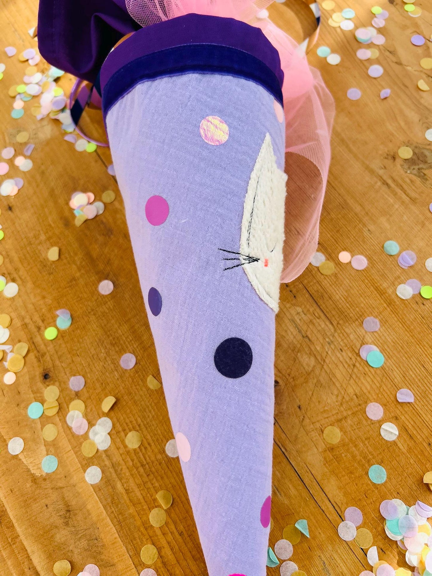 Schultüte Katze, Geschwisterschultüte Katze, Zuckertüte Trosttüte Schulanfang Einschulung, Kita Start, Schultüte personalisiert, neon