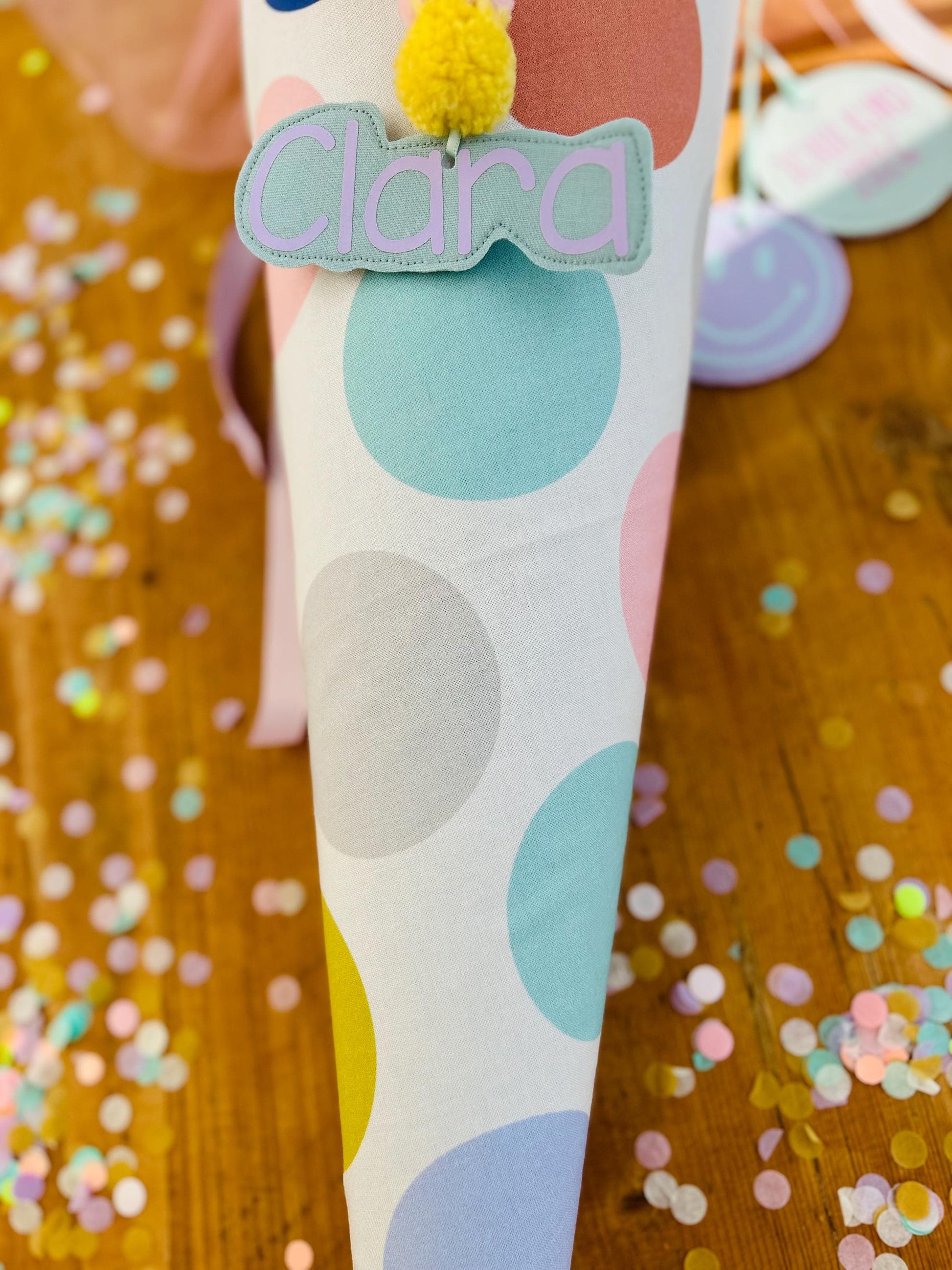 Schultüte Musselin Schultüte Mädchen Schultüte Punkte, Schultüte Tüll, Schultüte Ergobag, Schultüte Dots, Konfetti, Schultüte personalisiert