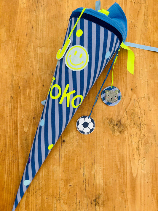 Schultüte Jungs neon, Schultüte Musselin Schultüte Stoff Schultüte Punkte, Schultüte Tüll, Schultüte Ergobag, Schultüte Regenbogen, Konfetti