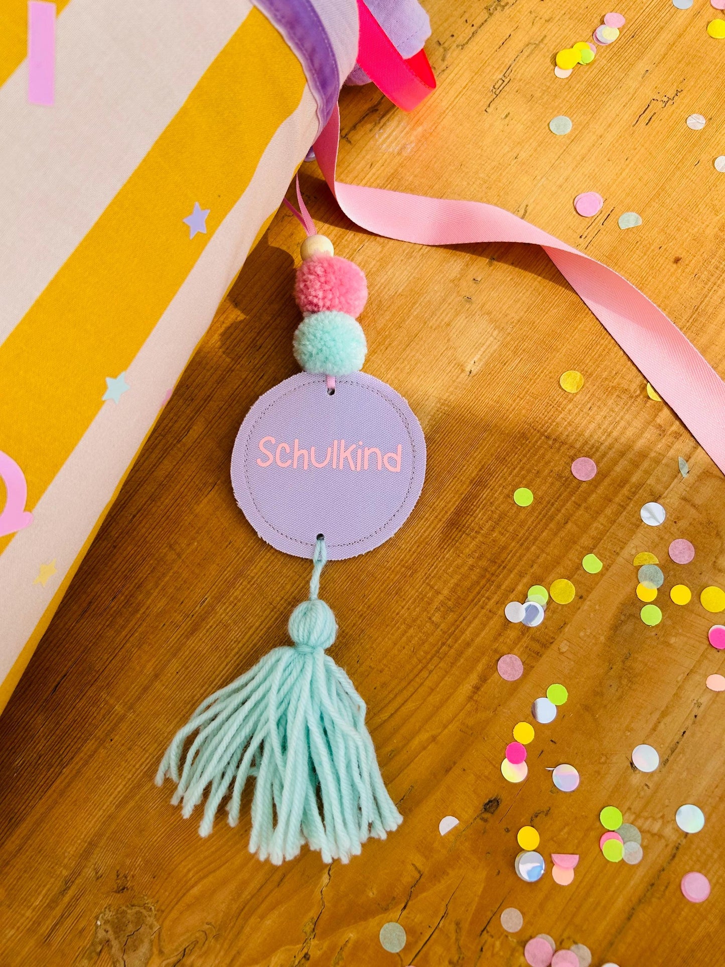 Schultüte Musselin, Schultüte Stoff, Schultüte Mädchen,Schultüte Pferd, Einschulung, Musselinschultüte, Konfetti, Schultüte personalisiert