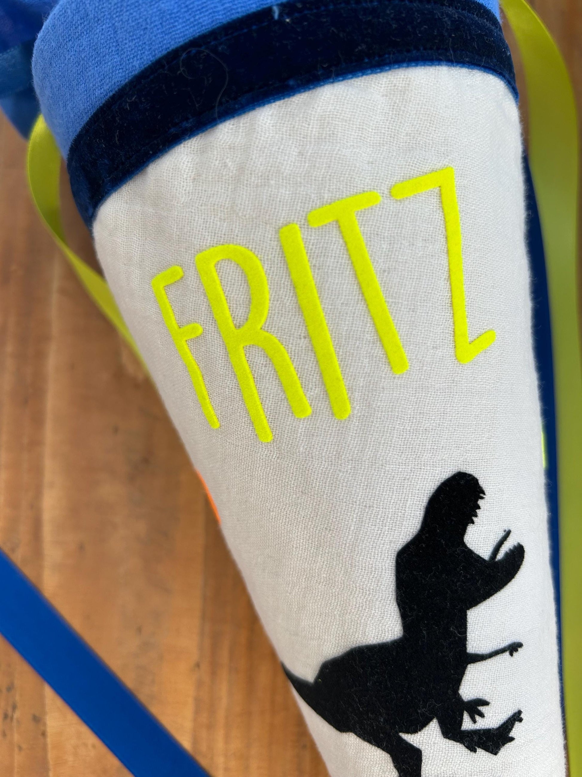 Geschwistetüte Schultüte Stoff Schulanfang Schultüte Jungen Schultüte Dino Einschulung Schultüte mit Namen Schultüte Schultüte Dinosaurier