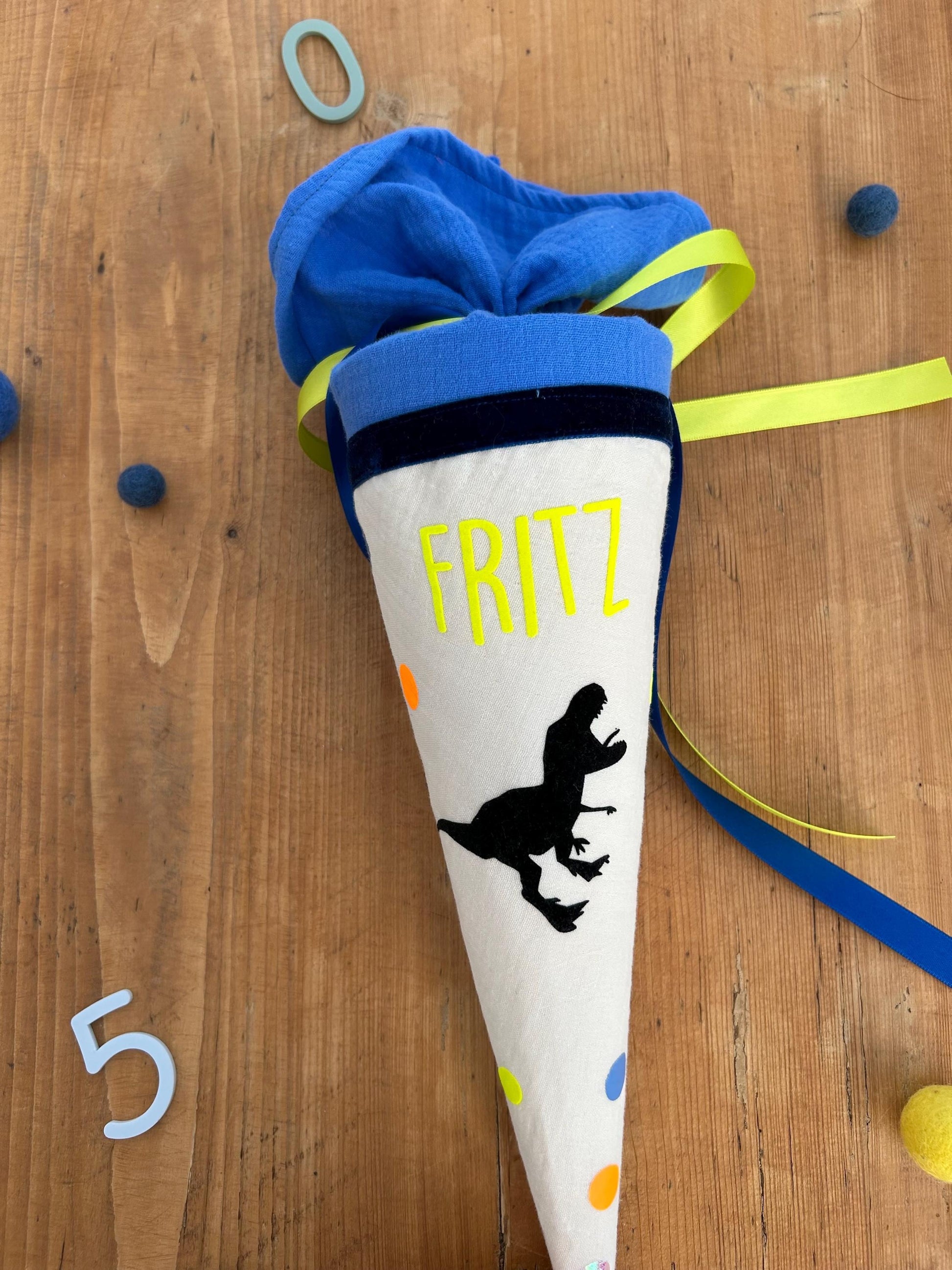Geschwistetüte Schultüte Stoff Schulanfang Schultüte Jungen Schultüte Dino Einschulung Schultüte mit Namen Schultüte Schultüte Dinosaurier