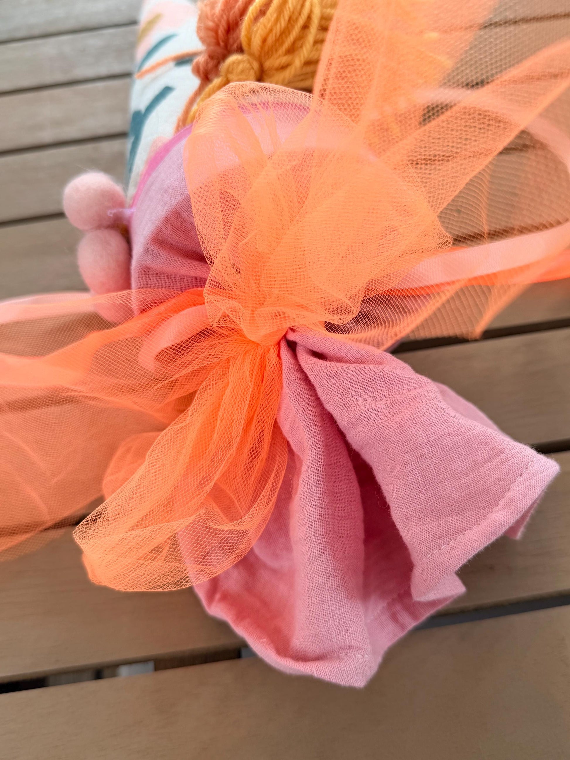 Geschwistertüte Blumen, Musselin Schultüte, Trosttüte Mädchen, Schultüte Tüll, Geschwistertüte Blumen, Schultüte rosa, Schultüte Blumen