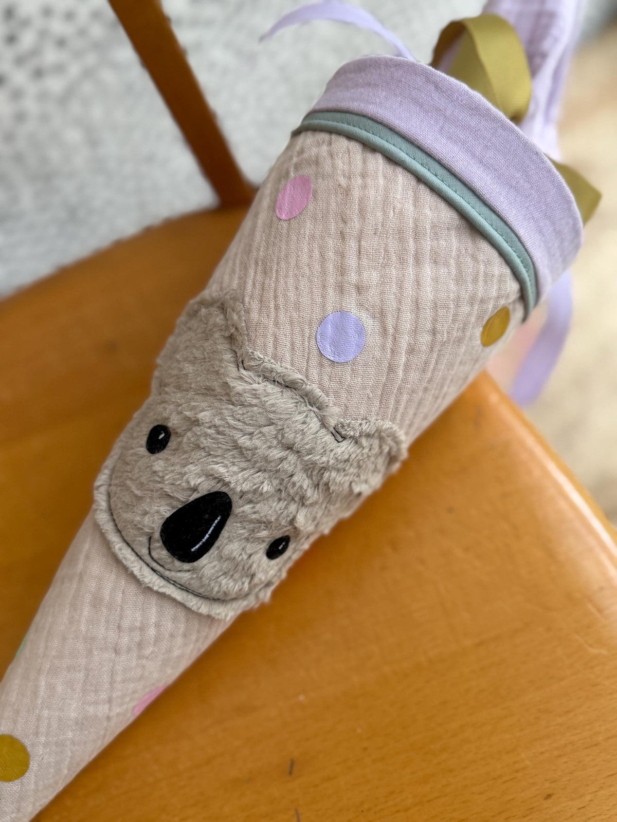 Trosttüte Schultüte Koala, kleine Schultüte Stoff, Schultüte Mädchen, Tüte Kitastart, Schultüte Geschwister , kleine Tüte Einschulung