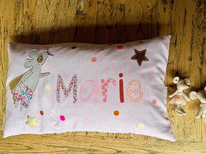 Kissen mit Namen Kissenbezug Kissen Geburt Baby Kissenhülle Kissen personalisiert Nameskissen Kuschelkissen Kinderkissen Kissen Superheld