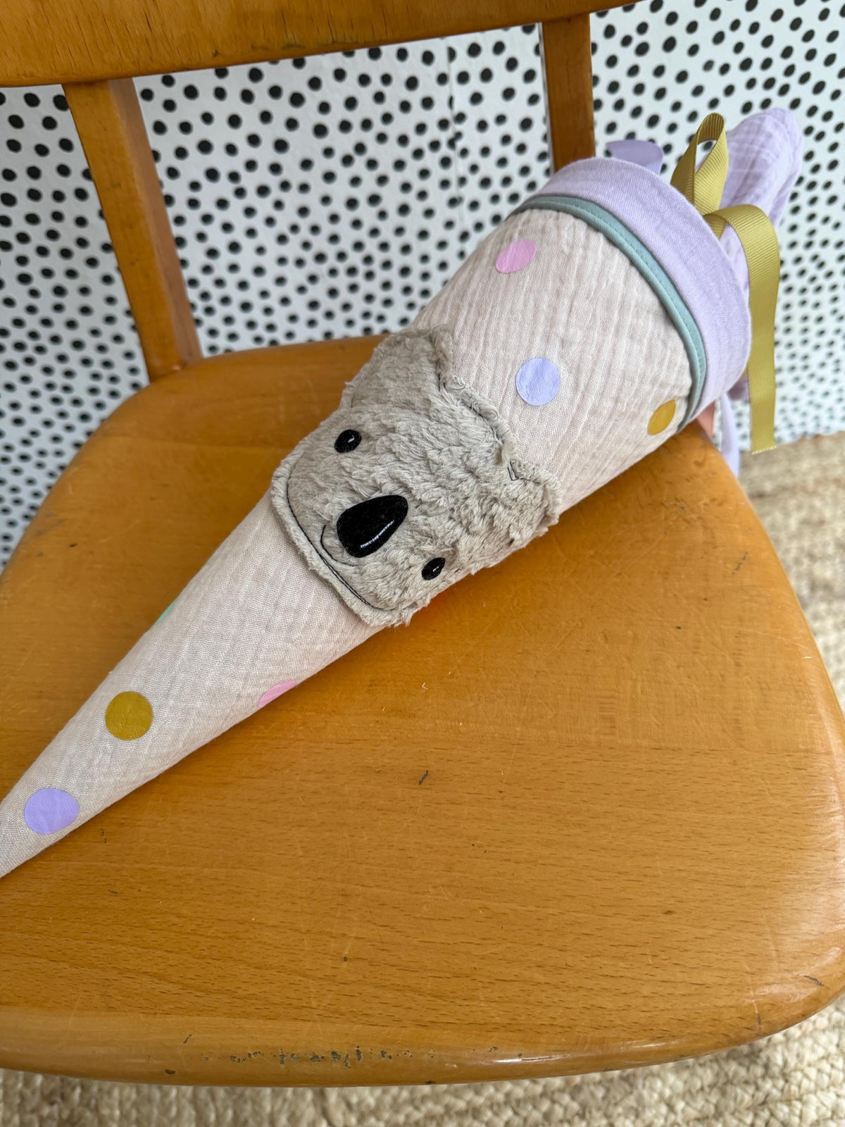 Trosttüte Schultüte Koala, kleine Schultüte Stoff, Schultüte Mädchen, Tüte Kitastart, Schultüte Geschwister , kleine Tüte Einschulung