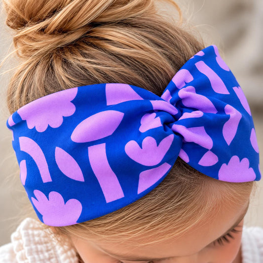 Stirnband Mädchen | Haarband Kinder | Stirnband Rosa Blau| Knoten Stirnband | Kinder Haarband | Geschenk Mädchen | Jerseyband Mädchen