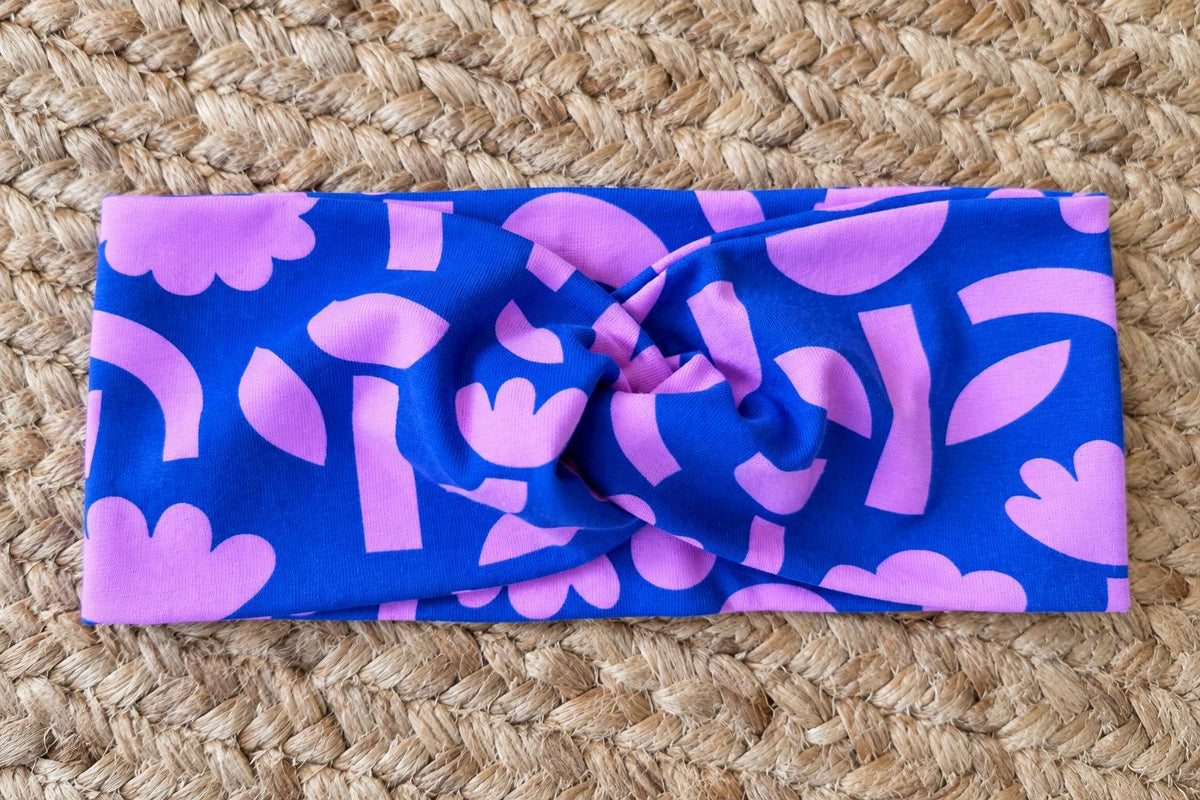 Stirnband Mädchen | Haarband Kinder | Stirnband Rosa Blau| Knoten Stirnband | Kinder Haarband | Geschenk Mädchen | Jerseyband Mädchen