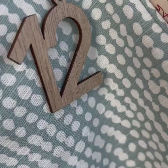 Nähpaket Adventskalender, Adventskalender zum Nähen,Adventskalender Stoff, Adventskalender nähen,Adventskalender Musselin