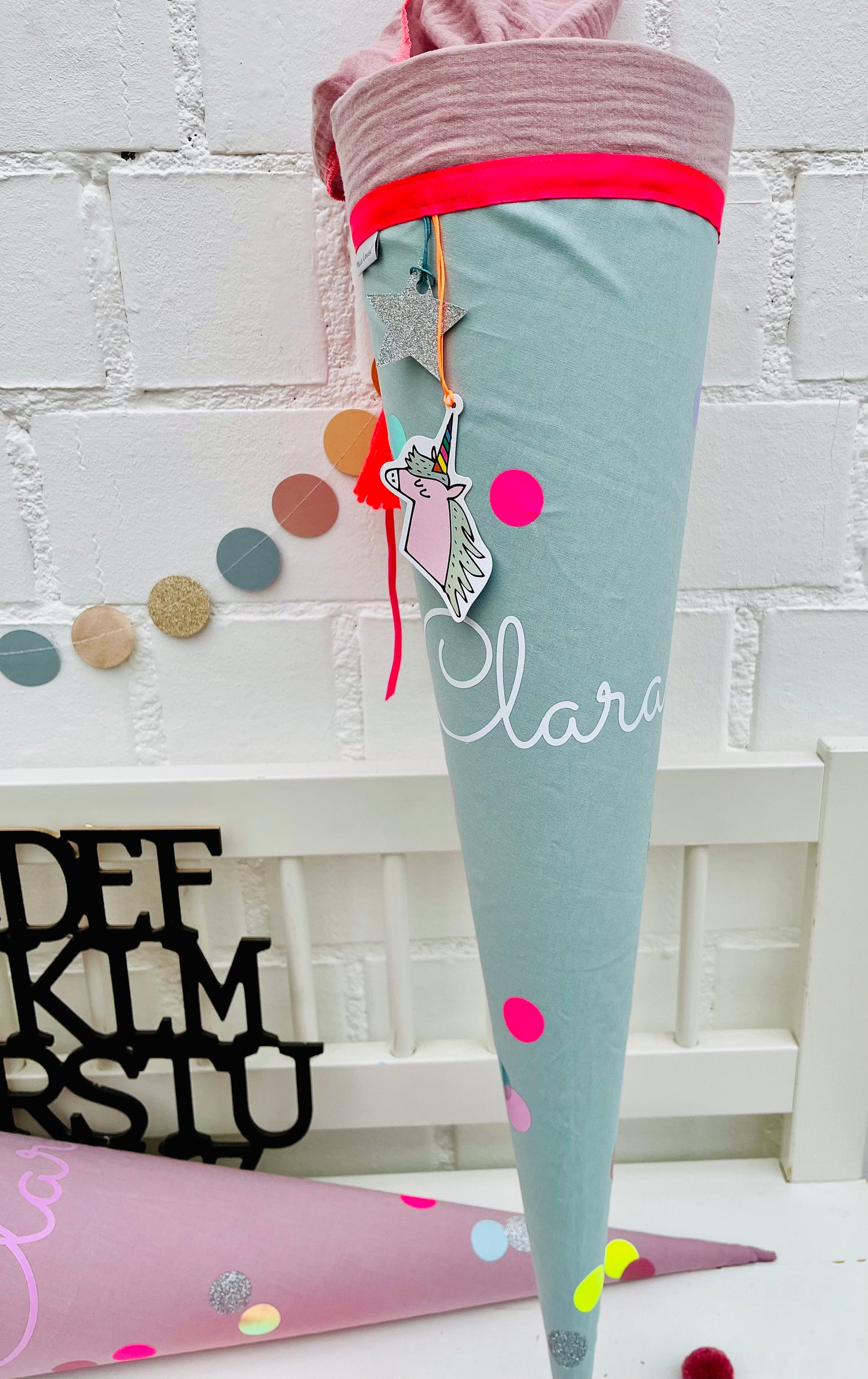 Schultüte Musselin Schultüte Stoff Schultüte Mädchen Schultüte